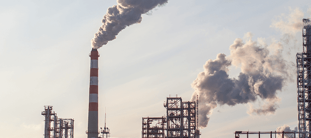 배연탑 및 크레인